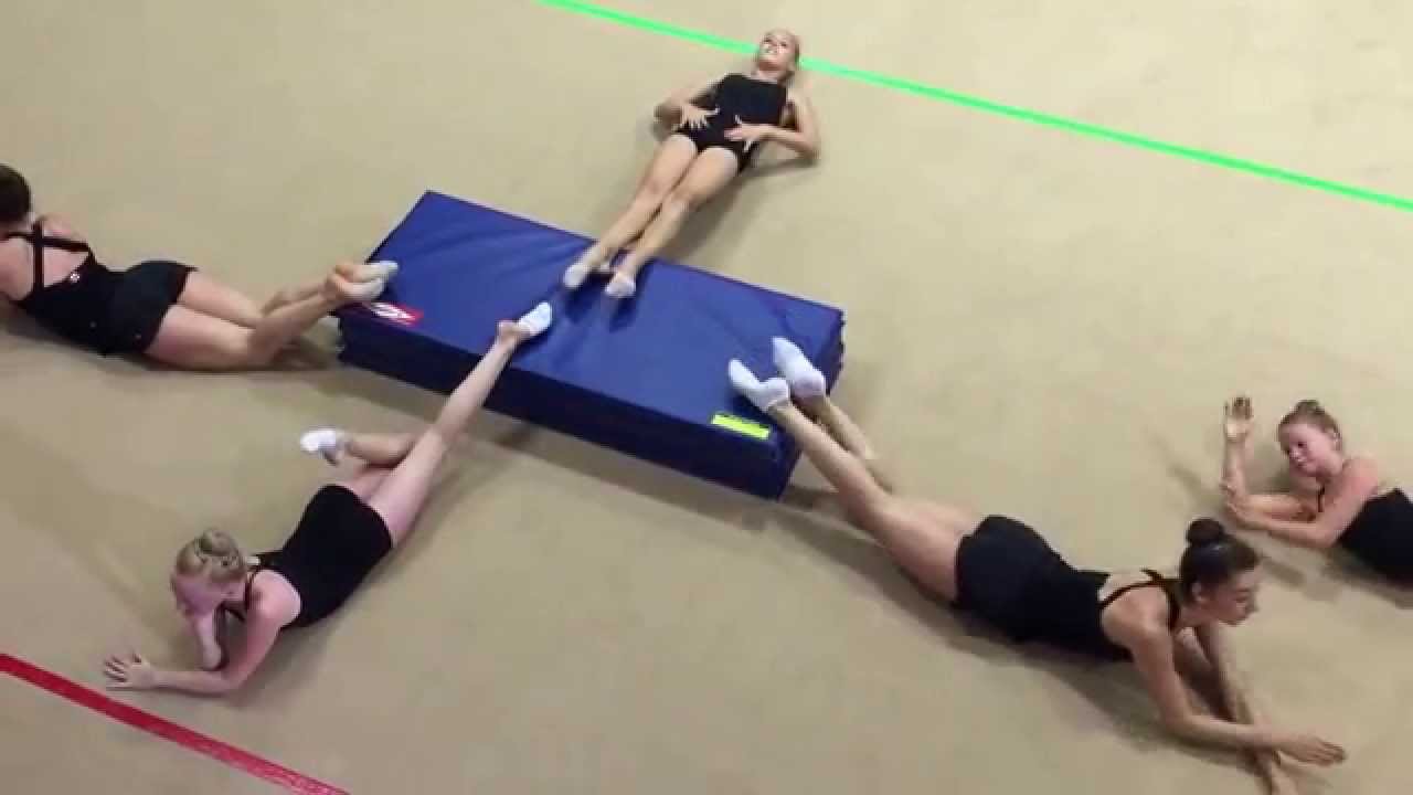 Conditioning Routine 3rd of 3 for Rhythmic Gymnastics