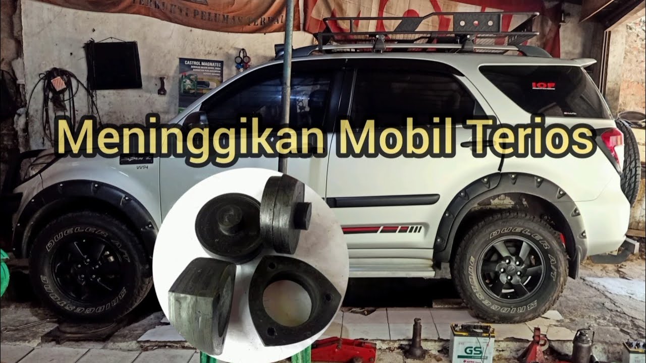 PASANG PENINGGI KARET TERIOS 5CM