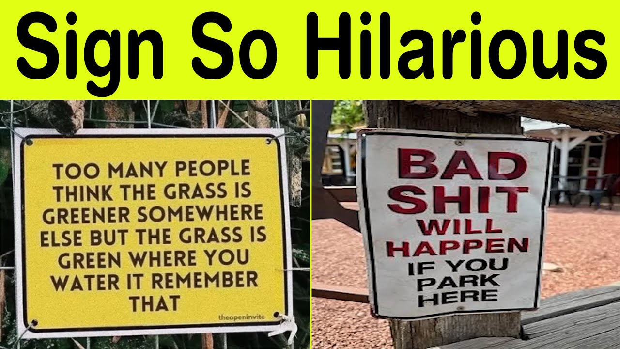 Signs So Hilarious They Broke the Internet – People Can’t Stop Sharing! || Happy Panda