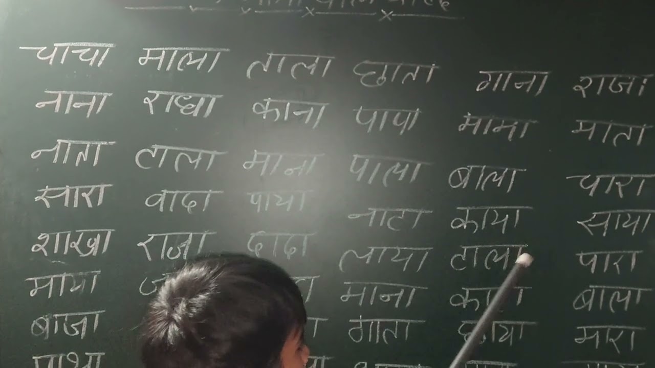 हिन्दी वर्णमाला में 