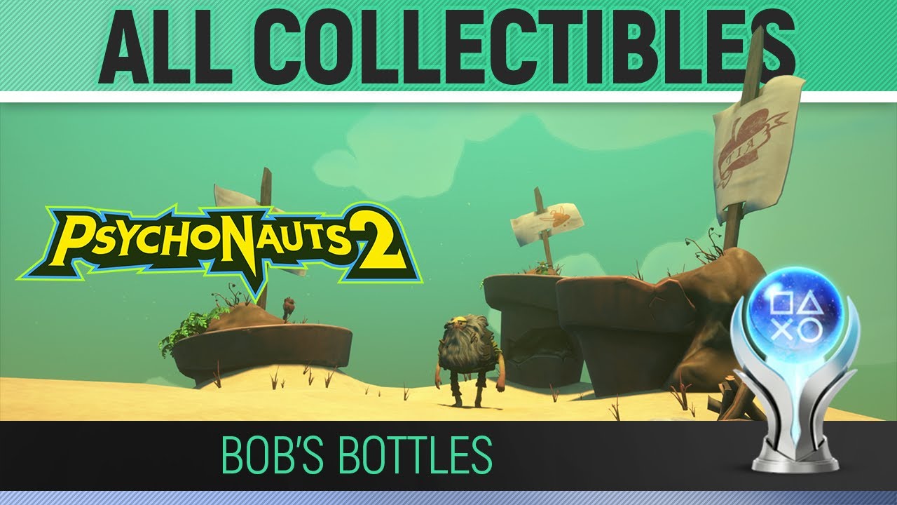 Psychonauts 2 - Bob's Bottles - All Collectibles 🏆 Figments, Baggage, Nuggets & Memory Vaults