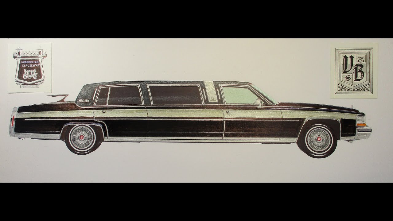 ARMBRUSTER STAGEWAY. CADILLAC Fleetwood Brougham SILVERHAWK Limousine 1989