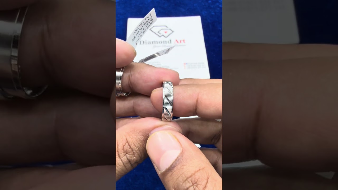 Menz Platinum Rings by 