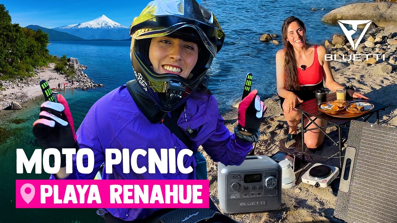 😱 Playa de aguas cristalinas y vista al volcán Villarrica | +Anuncio Viaje 🌎 #14