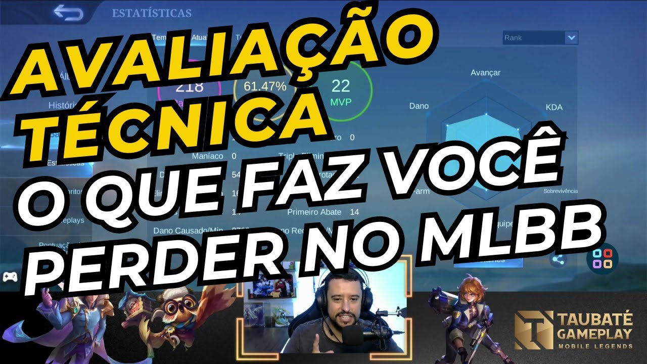 AVALIAÇÃO DE CONTA DE TODAS AS ROTAS DO MOBILE LEGENDS