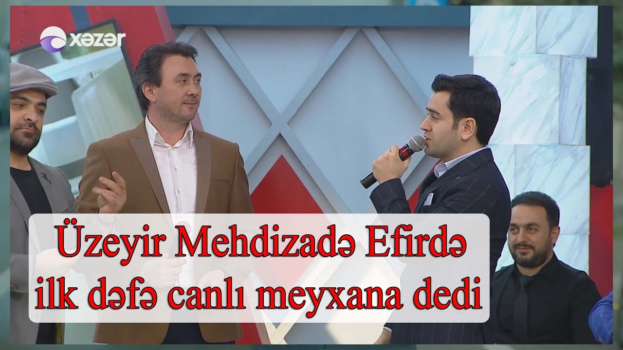 Uzeyir Mehdizade Aqsin Fateh Ferda Amin ( Efirde Canli Meyxana )