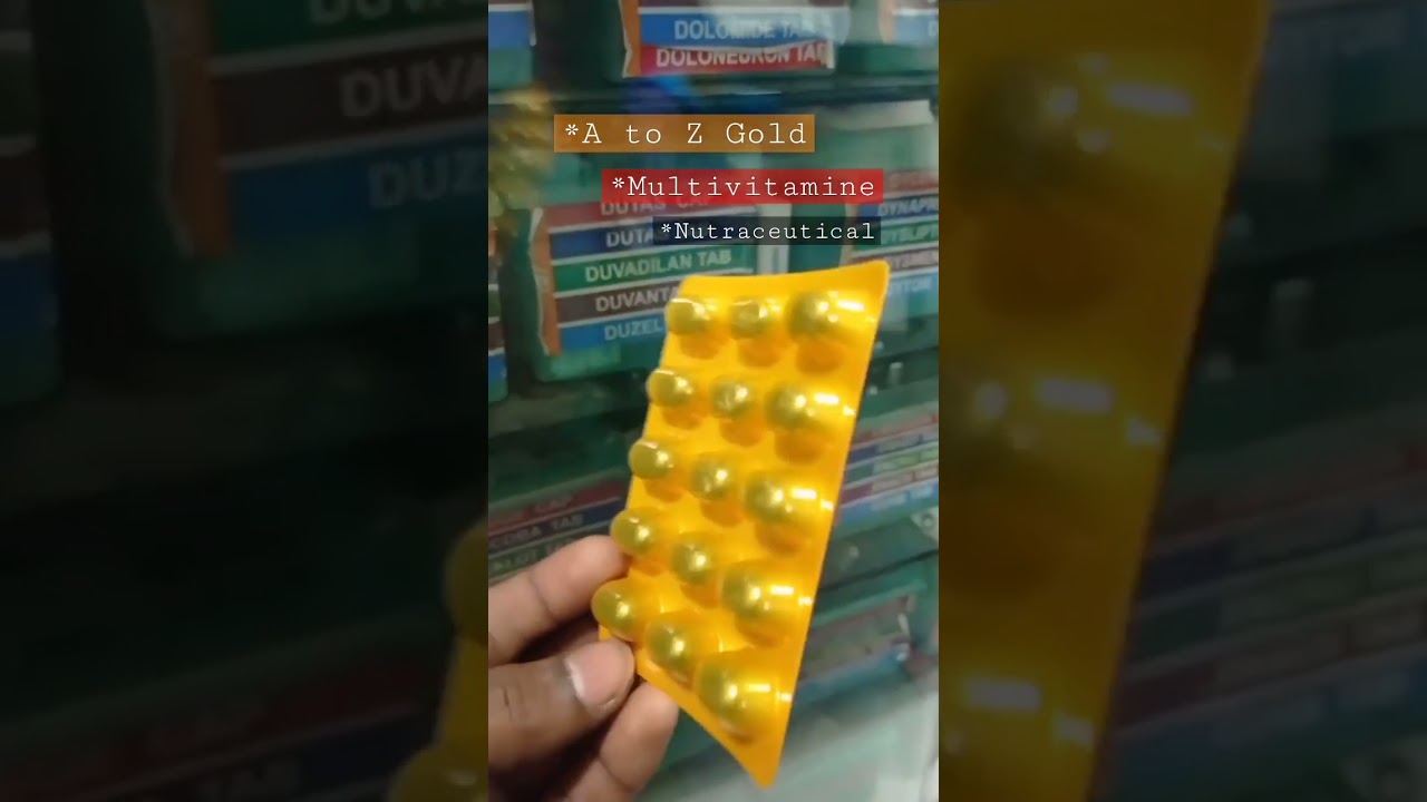 A to Z gold | Multivitamin capsules | #shorts