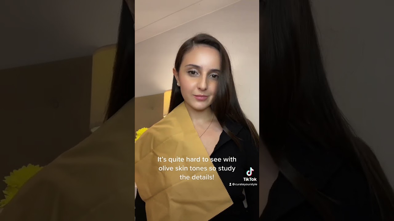 Colour analysis for olive skin / warm overtone 🖤 #colouranalysis #warmovertone #coloranalysis