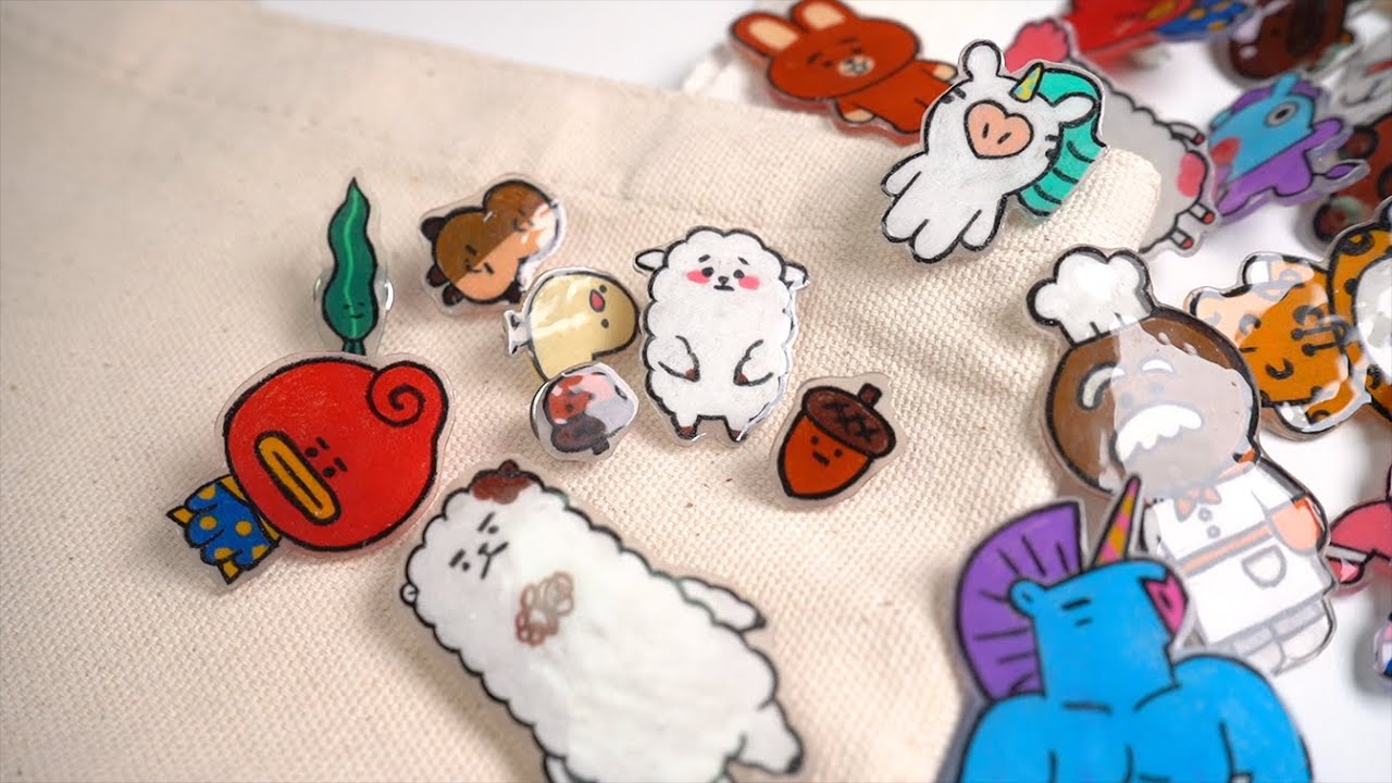Давайте сделаем значки-значки BT21 Family!