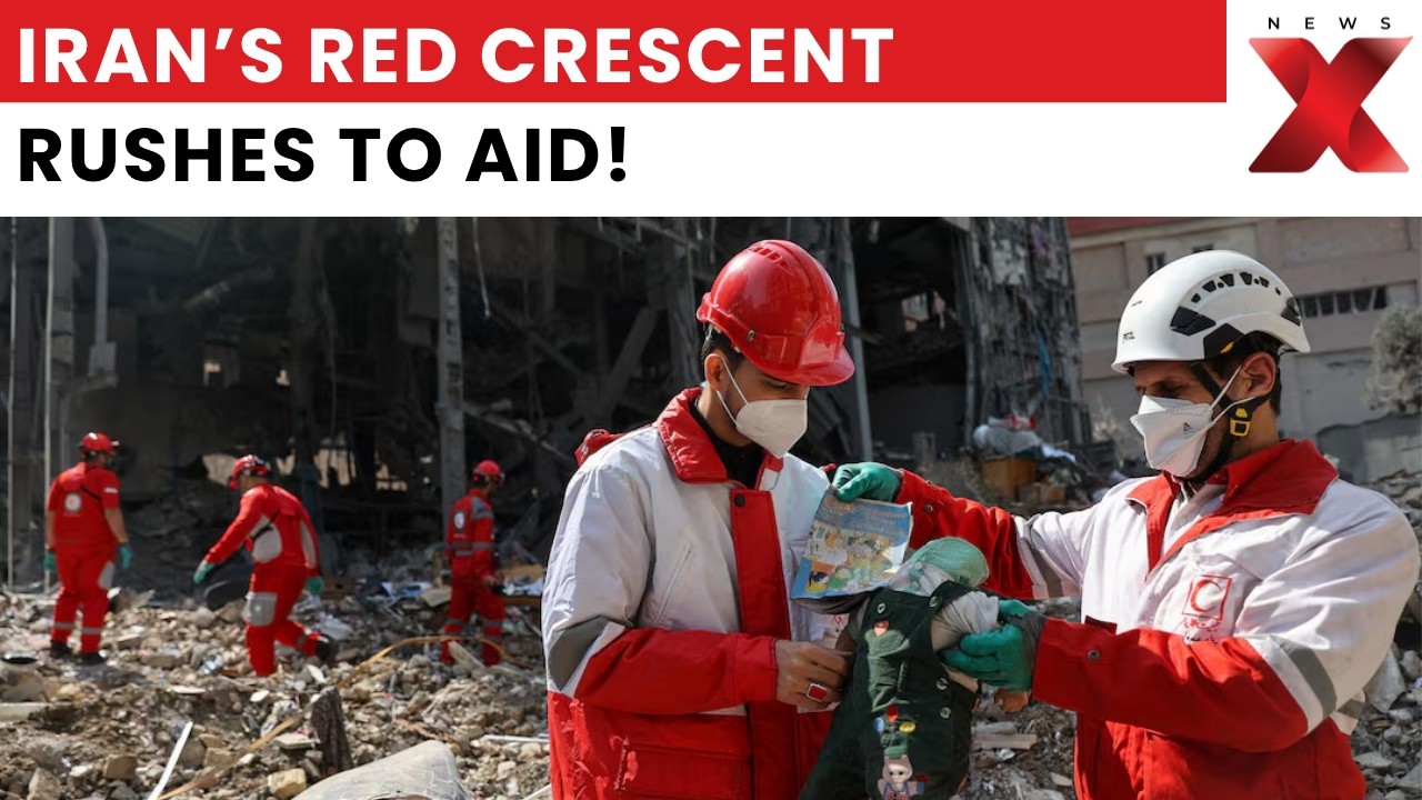 Iran Red Crescent Launches Rescue After US Israel Strikes In Tehran And Zanjan | NewsX
