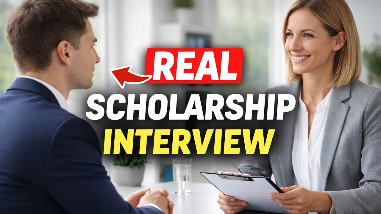 Real Scholarship Interview – How to Pass & Answer Questions Professionally