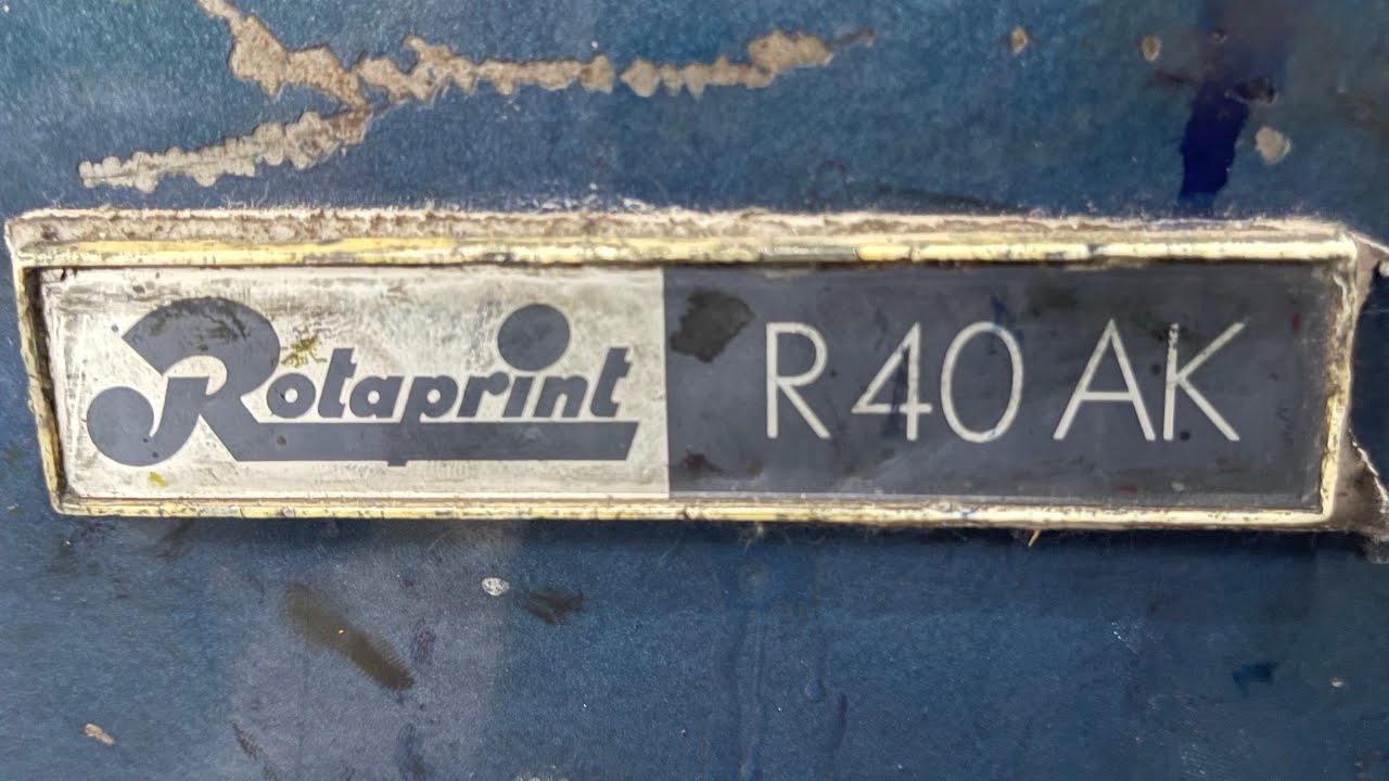 Rotaprint r40 Ak