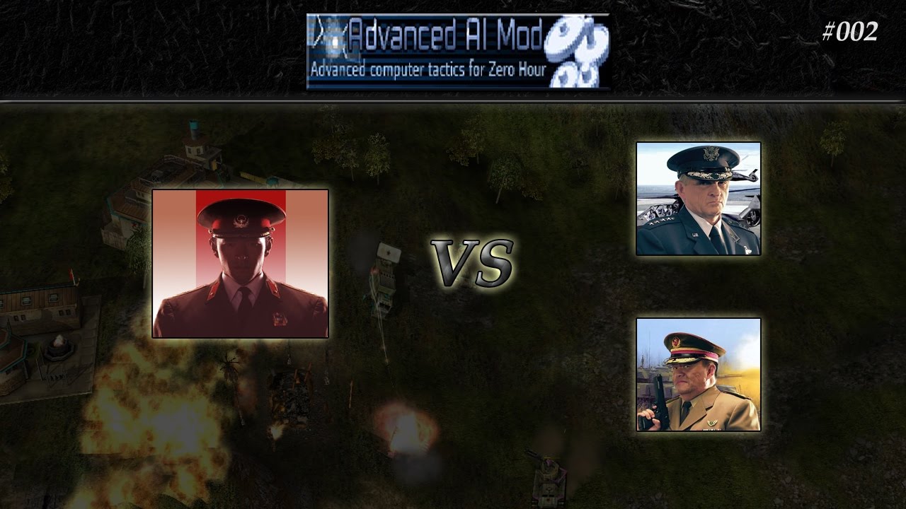 [Zero Hour] 2v1 - Advanced AI mod v 2.8 - #002