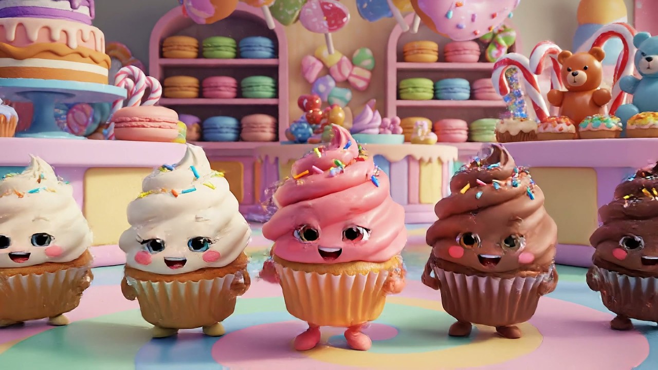 Pat a Cake Rainbow Bakery Adventure | Colorful Cooking Song & Nursery Rhymes
