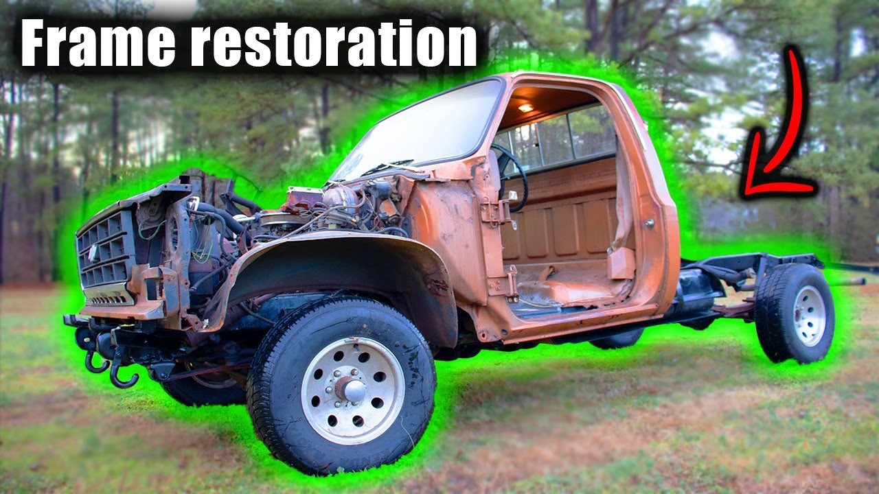 1979 Chevy Square Body Gets TORE APART For Frame Restoration