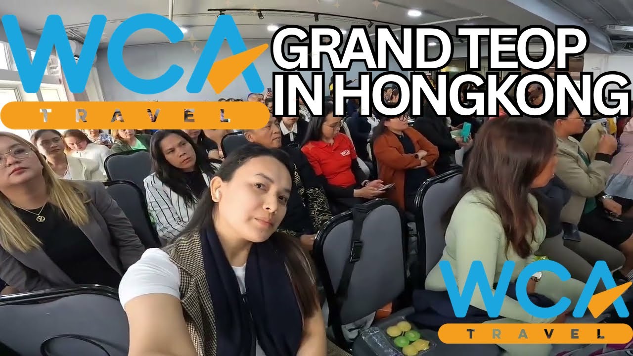 WCA TRAVEL BUSINESS GRAND TEOP AT HONG KONG WITH THE CEO AND COO 