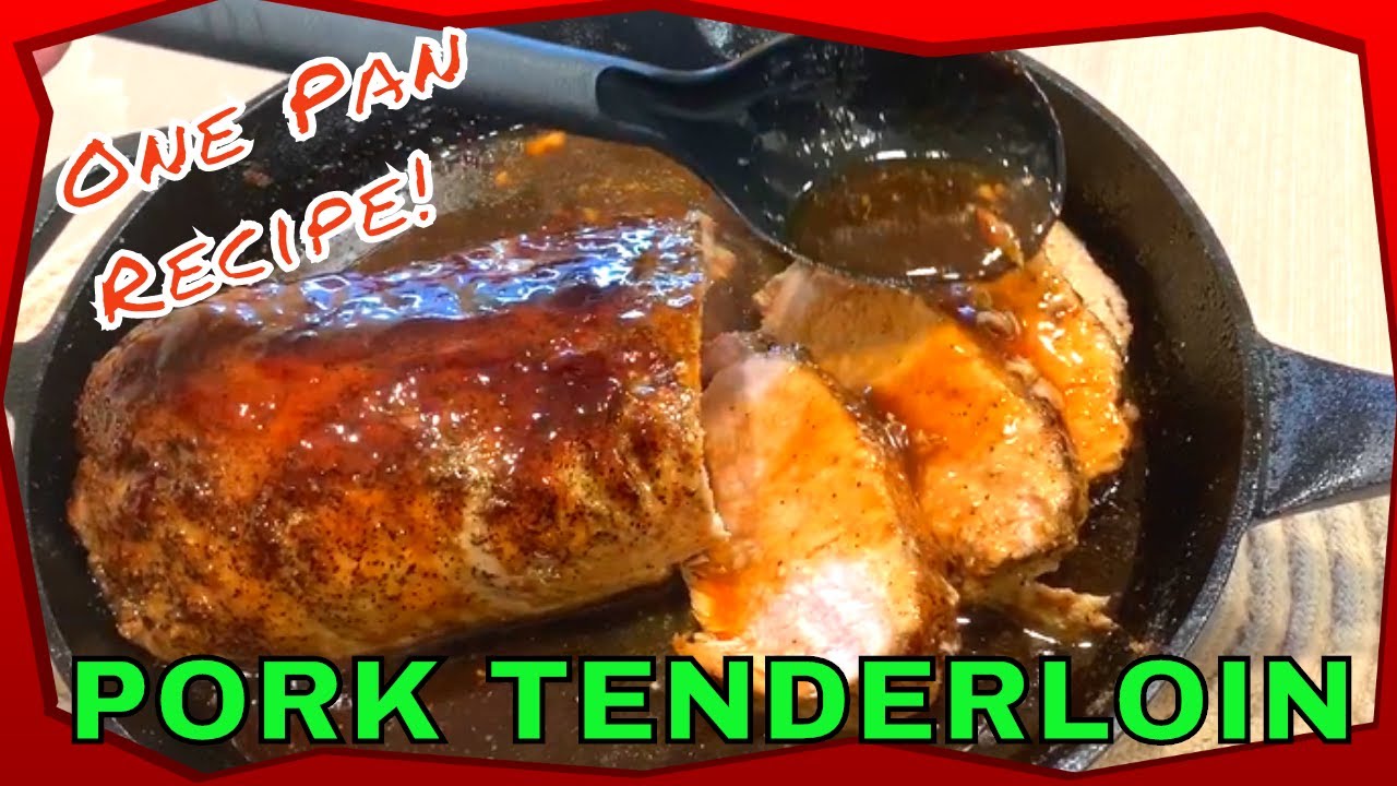 Oven Baked Pork Tenderloin Recipe - Brown Sugar Balsamic Glaze