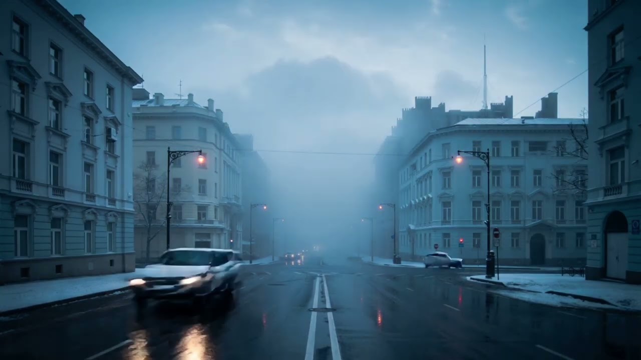 Foggy Street Memory - Cinematic Winter Atmosphere | City Atlas