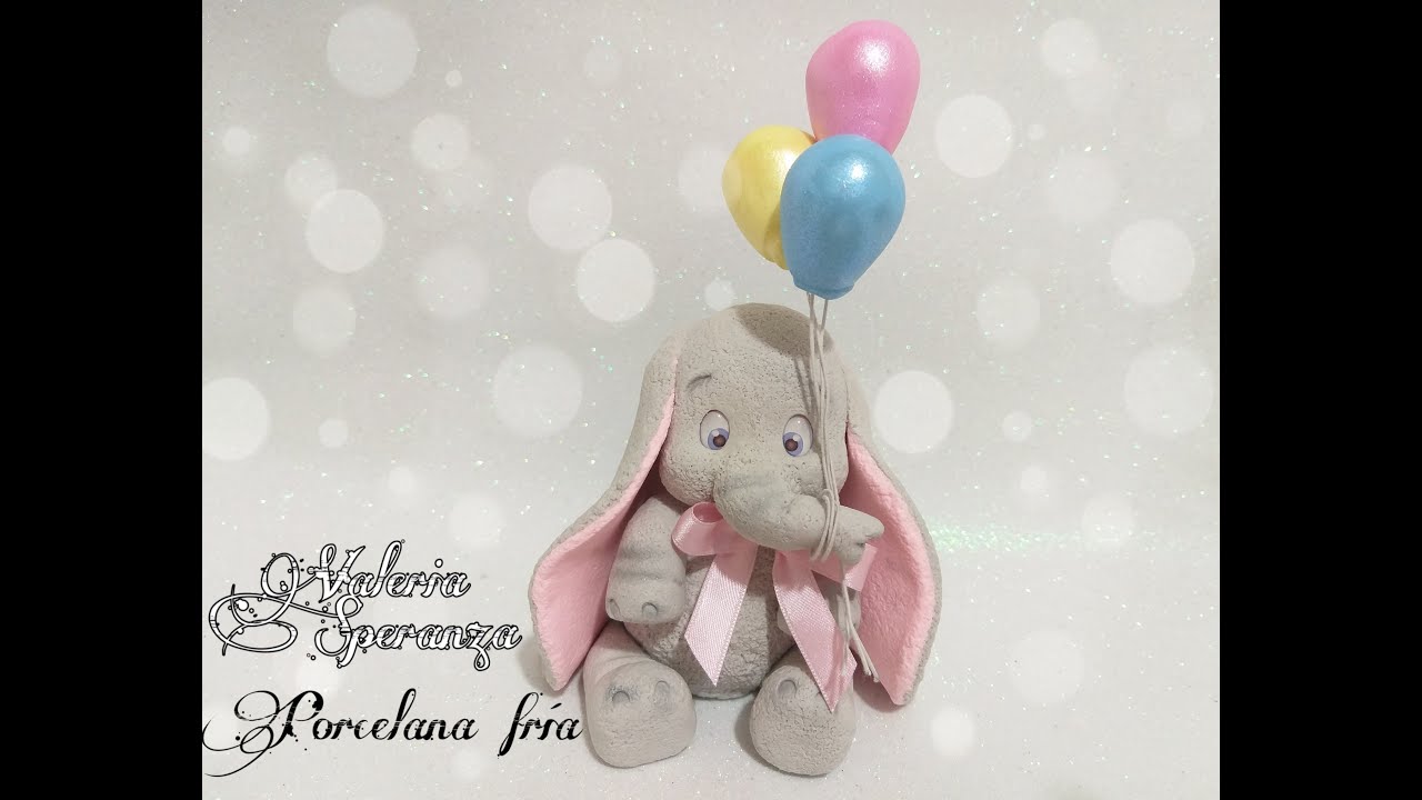 Como hacer un elefante en porcelana fría | DIY | pasó a paso | Valeria Speranza
