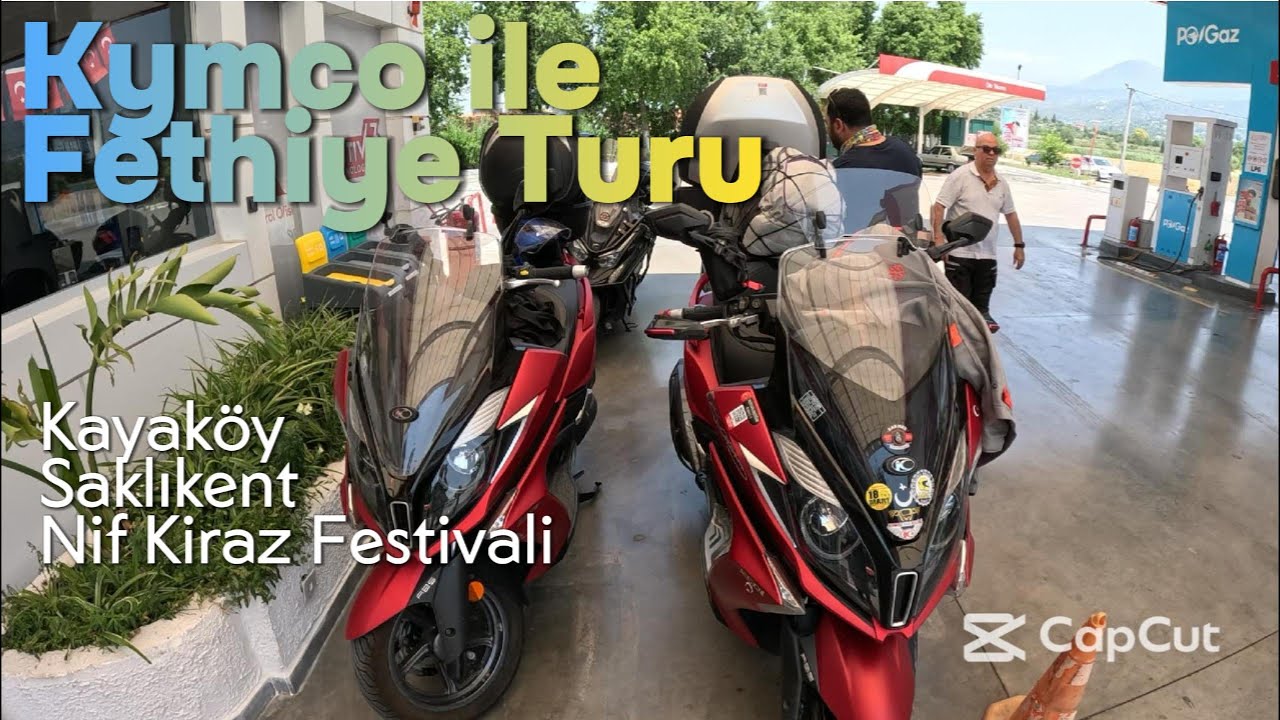 Kymco Motorlarımız ile yaptığımız Fethiye Turu