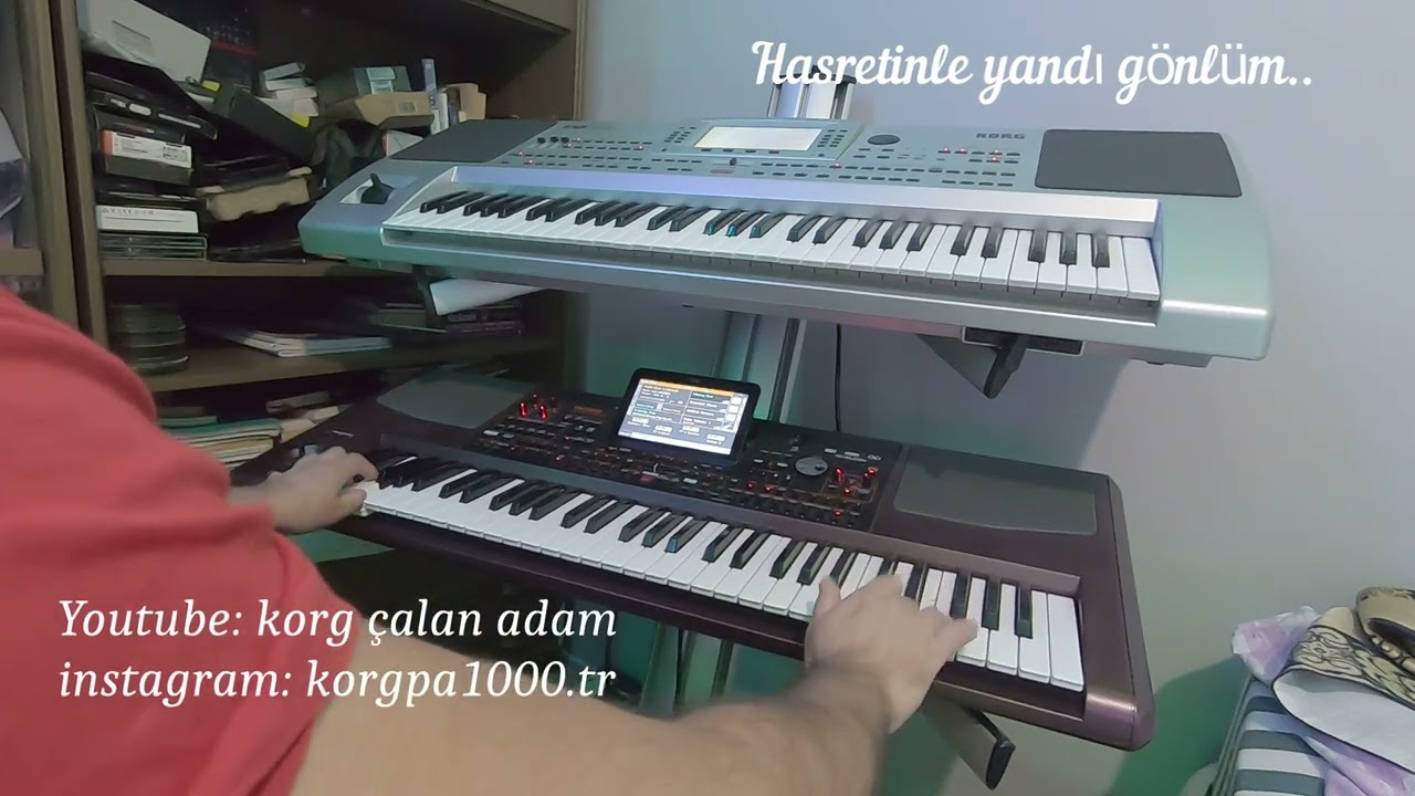 Hasretinle yandı gönlüm