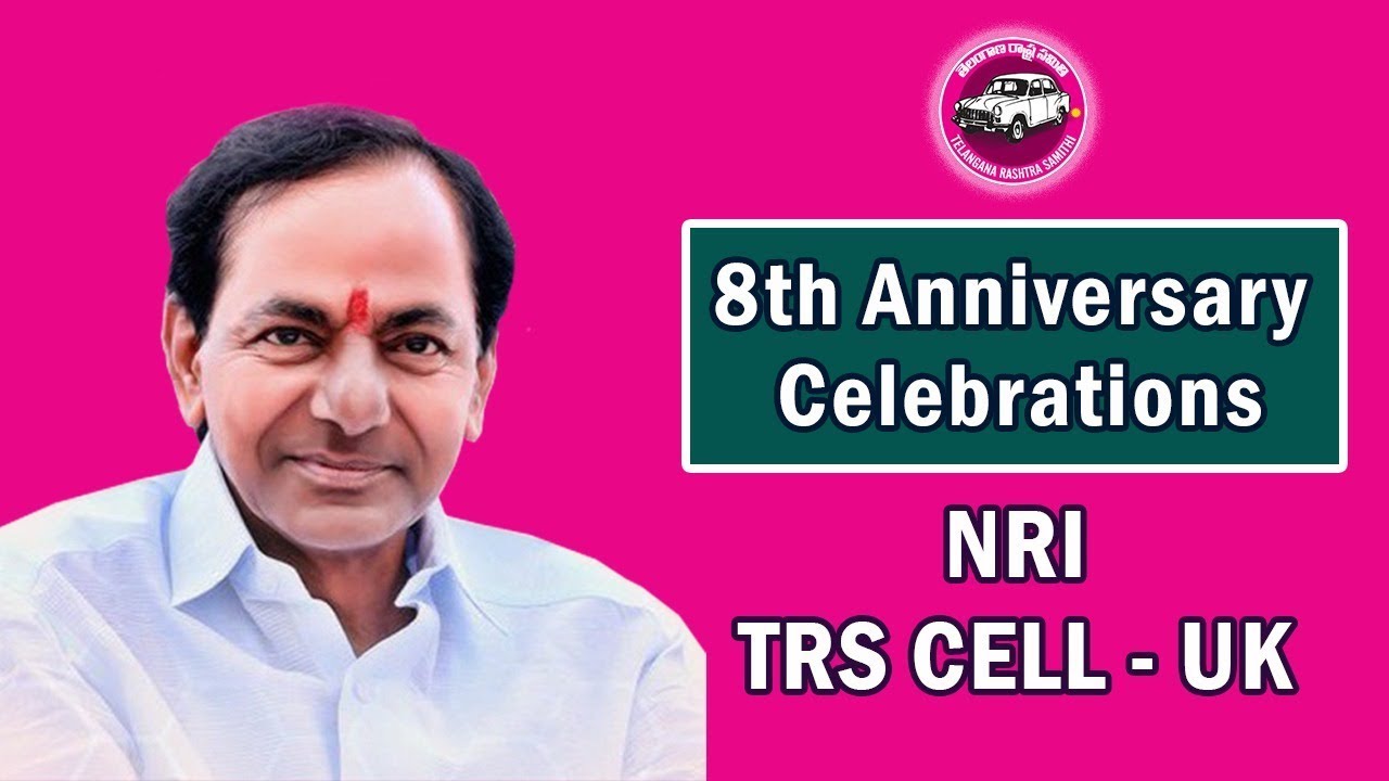 NRI TRS Cell UK - 8th Anniversary Celebrations || Live || Telangana Bhavan || TRS Party