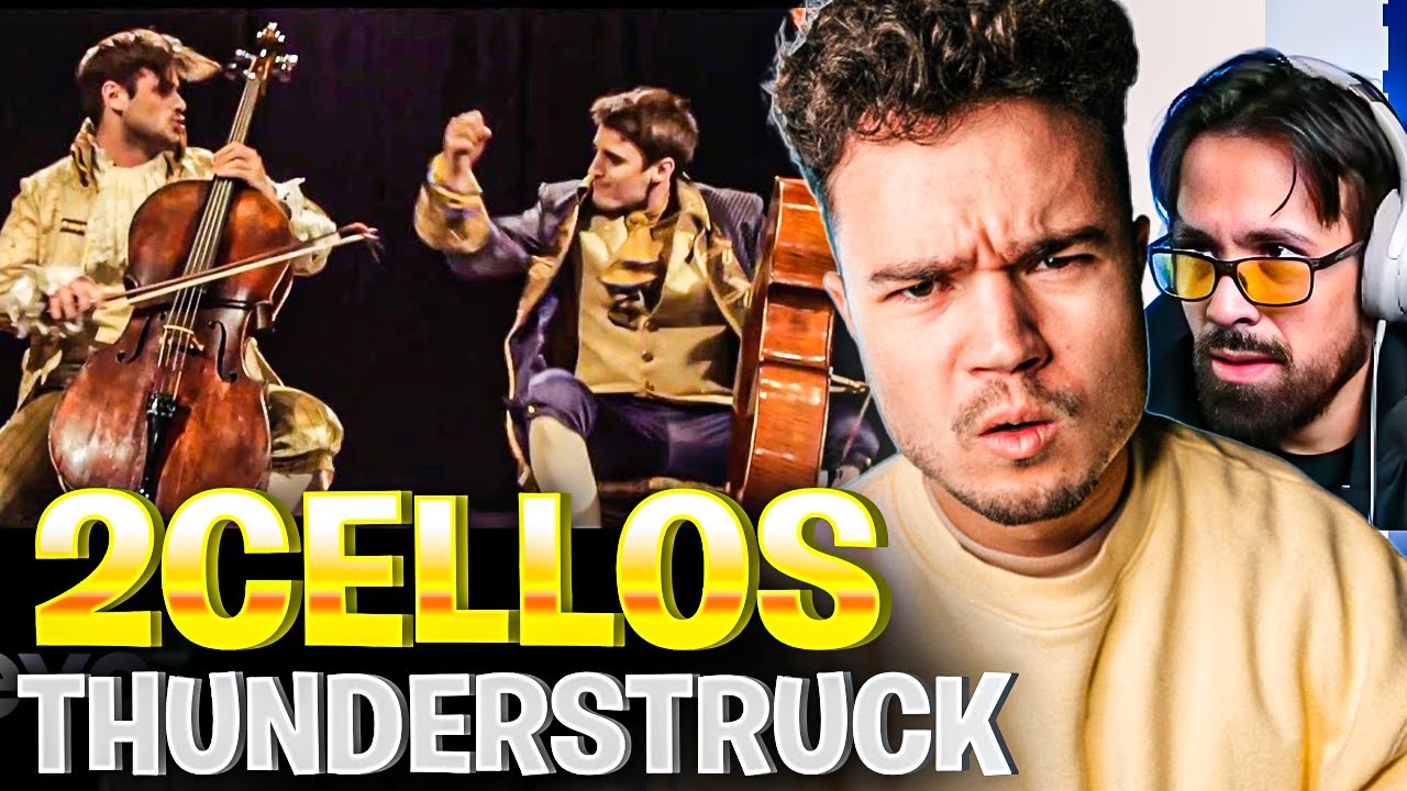 He was MINDBLOWN 😱   2CELLOS “Thunderstruck” AC DC Cover Reaction