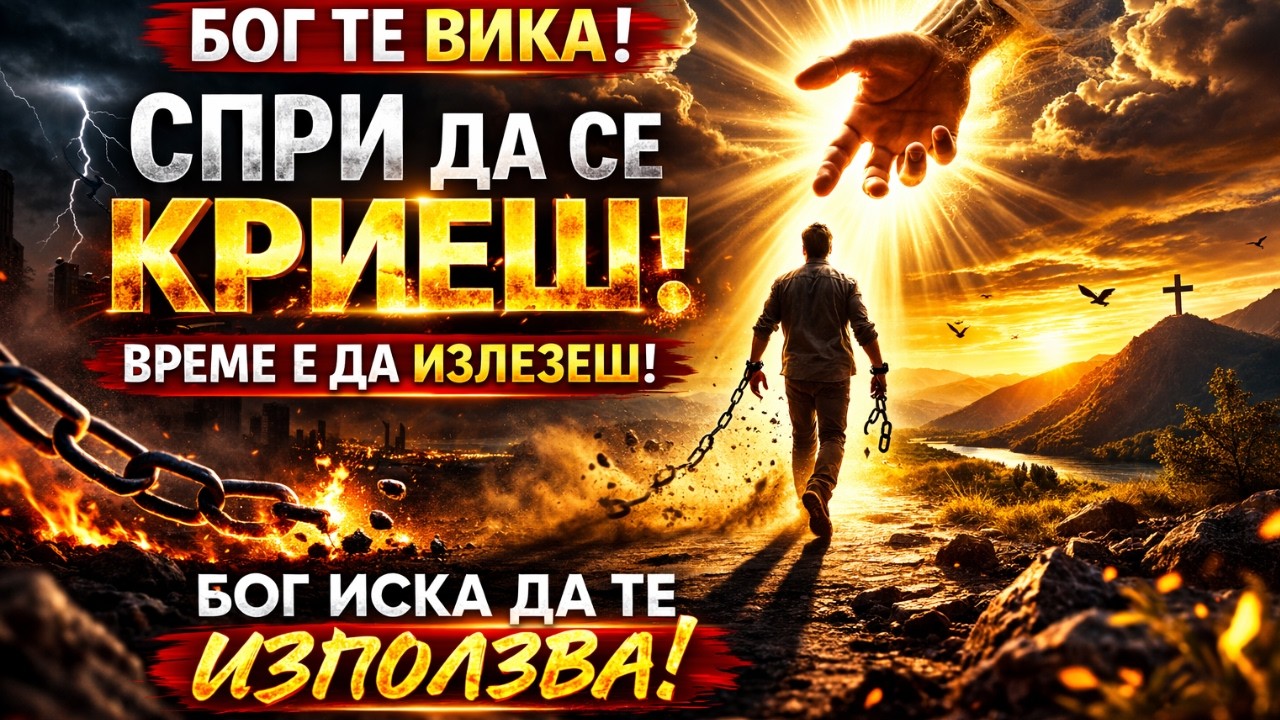 Спри да се криеш. Бог иска да те използва СЕГА