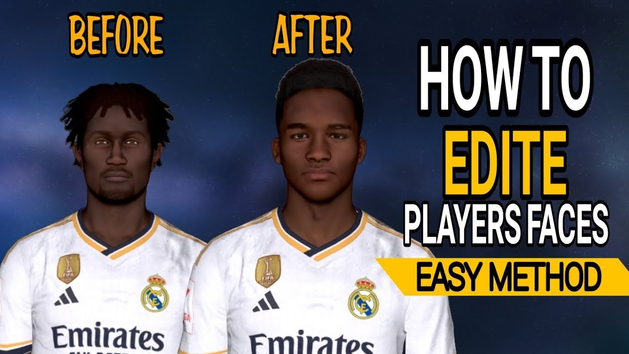 PES 2017 HOW TO EDIT AND CHANGE PLAYERS FACES....