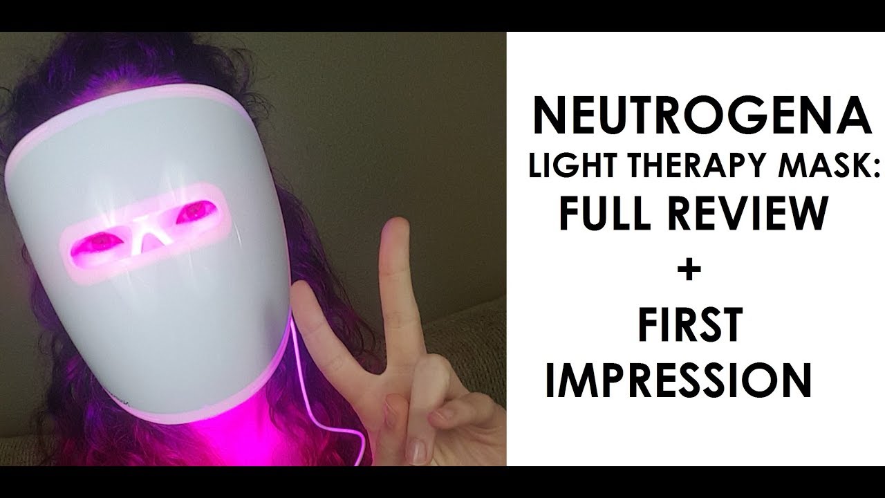 Full Review + First Impression of the Neutrogena Light TherapyAcne Mask | jehbuu