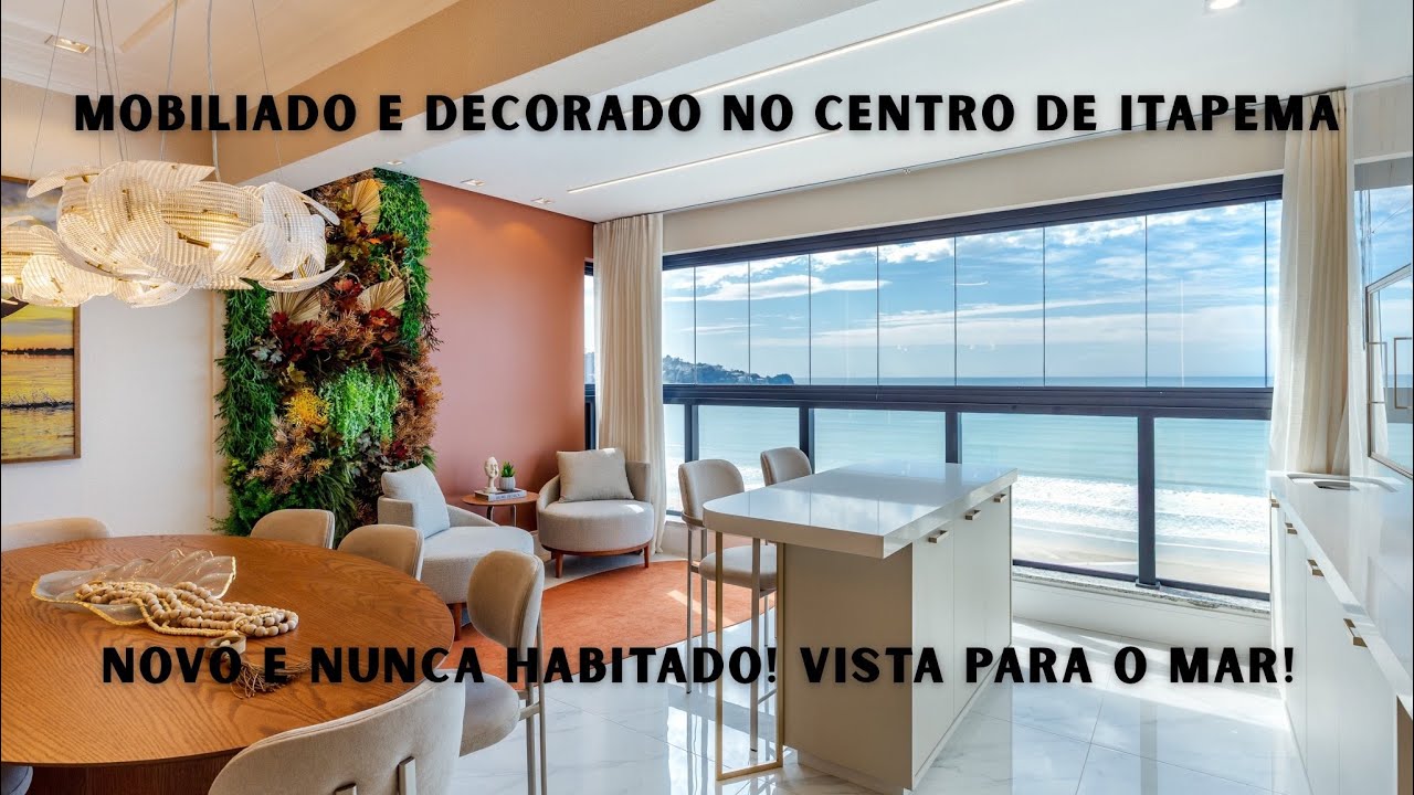 Apartamento mobiliado e decorado com vista mar em Itapema! - Residencial St. Clair | Dallo