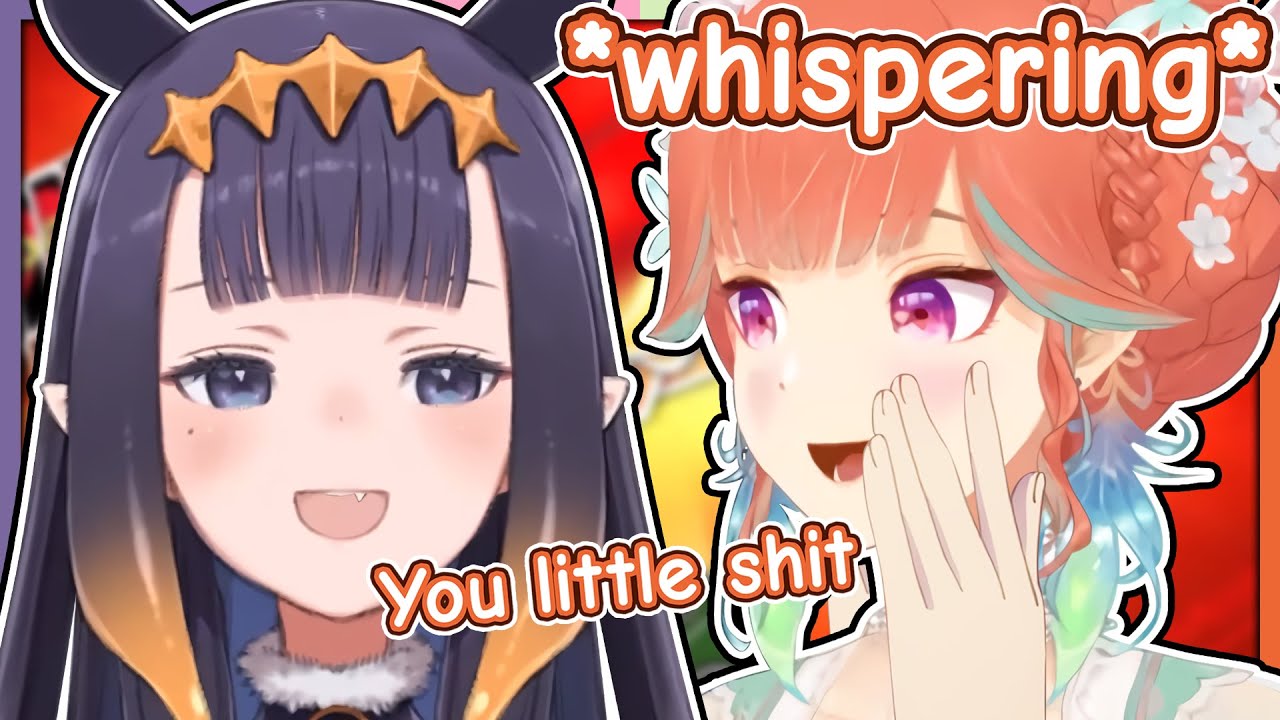 Kiara curses softly at Ina: 