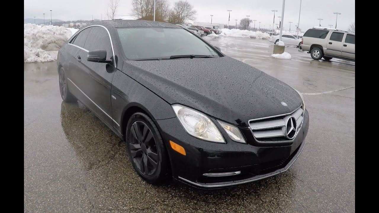 2012 Mercedes Benz E350 Coupé Black | Sunroof | Luxury | Martinsville, Indiana | B0199A