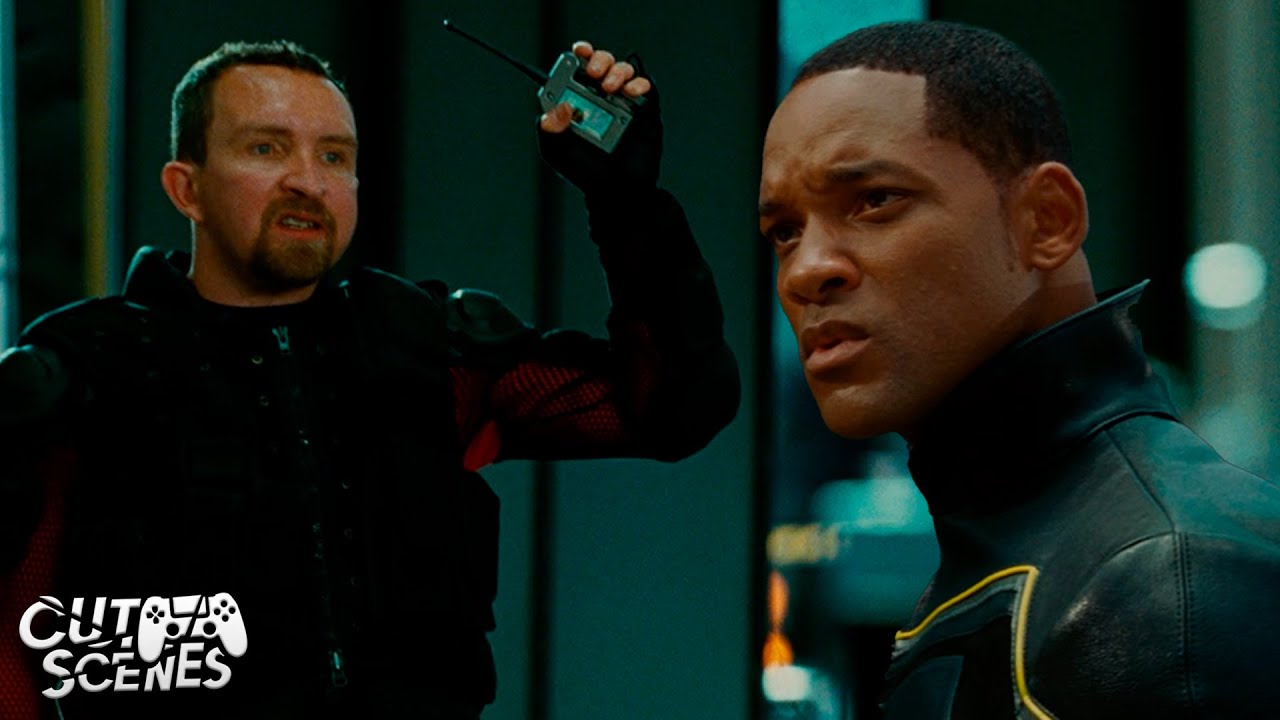 Superhero Hancock vs. Bank Robbers! EPIC FIGHT| Hancock