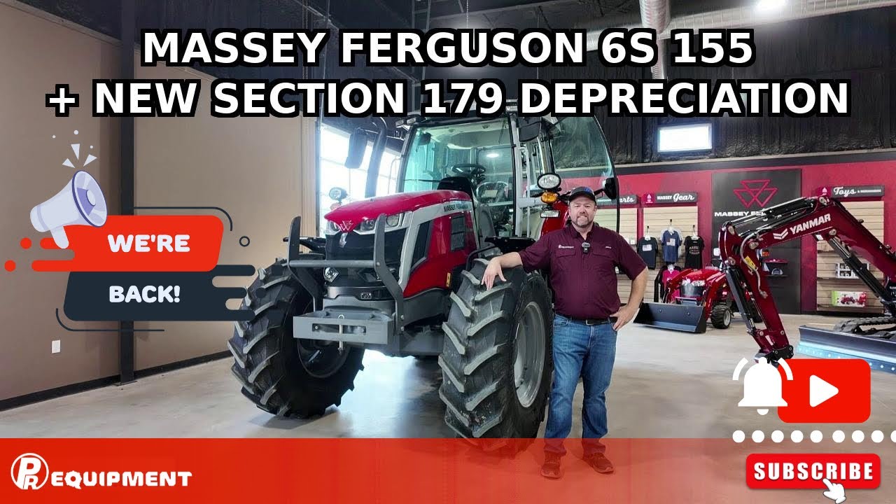 Экономьте на налогах с этим трактором Massey Ferguson 6S.155.