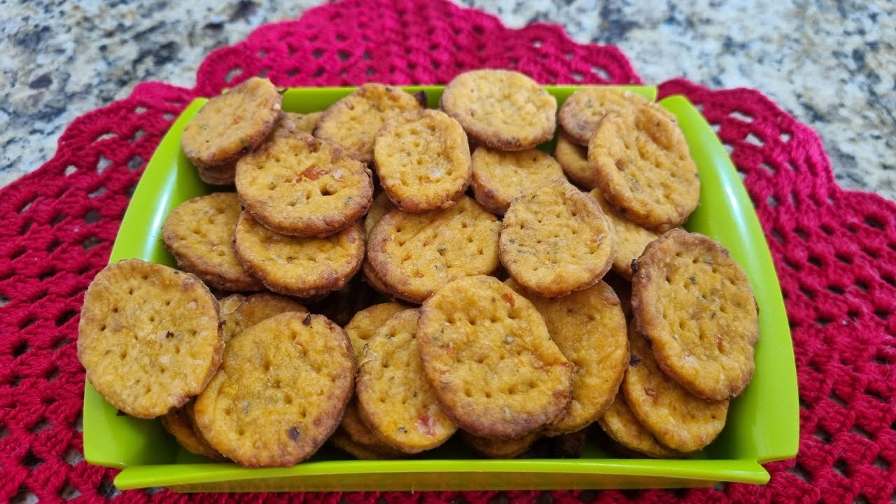 Biscoitinhos de Pizza Low Carb