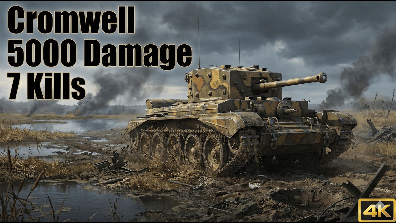 Cromwell WoT 2.0::5000 Damage, 7 Kills