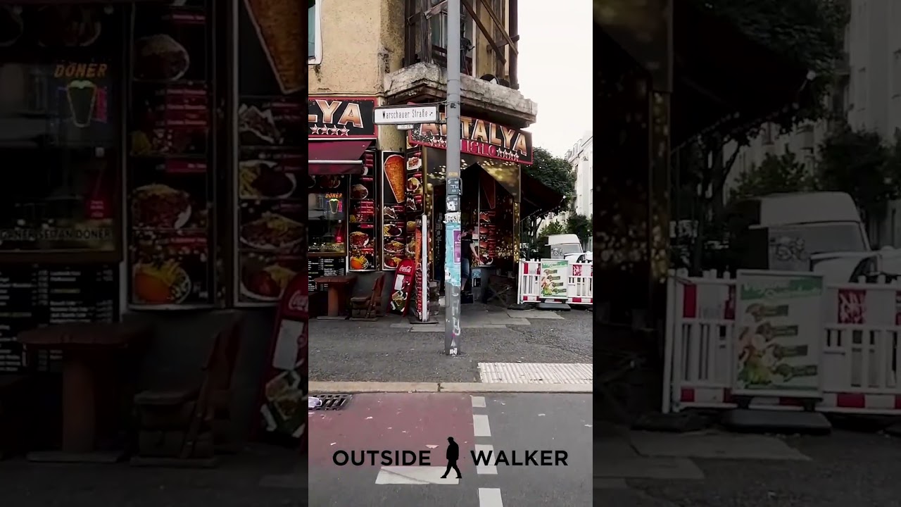 Berlin, Friedrichshain 🇩🇪 Short walk on Warschauer Stra&szlig;e #berlin4k #berlin #friedrichshain #shorts
