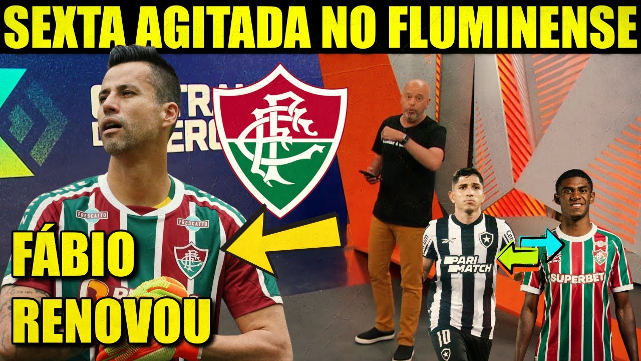 GLOBO ESPORTE RJ DE HOJE: FLUMINENSE RENOVA COM FÁBIO | FLU QUER SAVARINO MAS PERDERA WALLACE DAVI