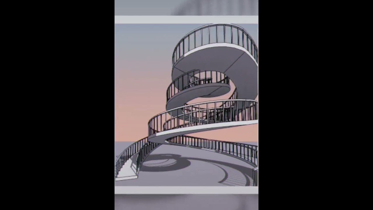 The Ribbon Chapel Ramp Modeling in Revit