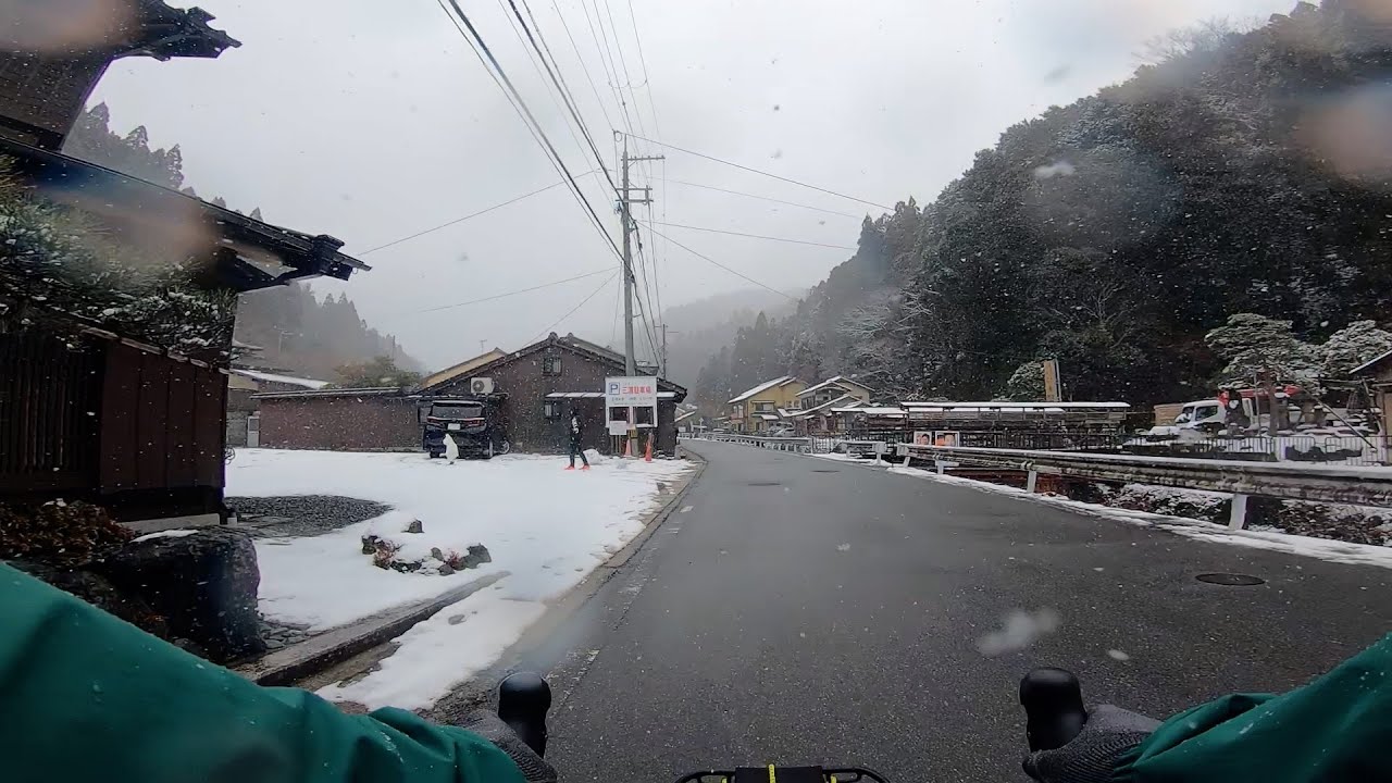 雪が降った