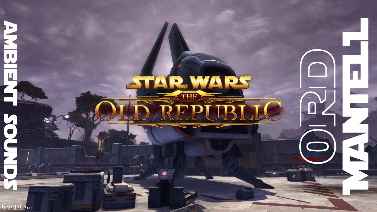 🔹 RELAXING Sci-Fi Ambience on Ord Mantell 🚀 SWTOR  Soundscape |✨