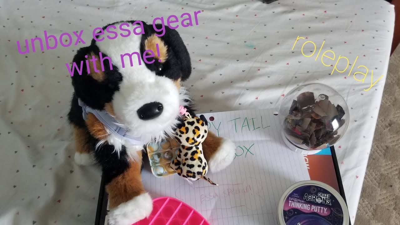 essa subscription box!! unbox with me! #essa #essacommunity #essagear #essaouting #douglasdog #dog