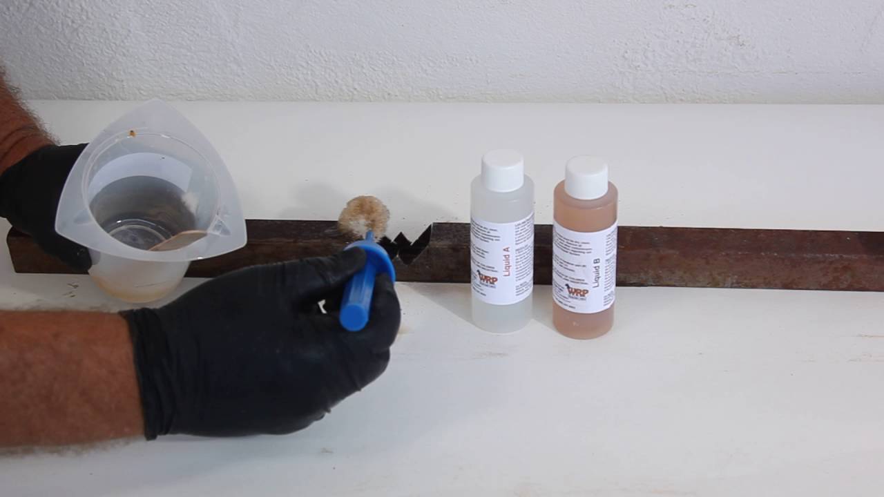 Wizzard Repair Products WRP: Metal - Step By Step Instructions 2 - Liquid A & B