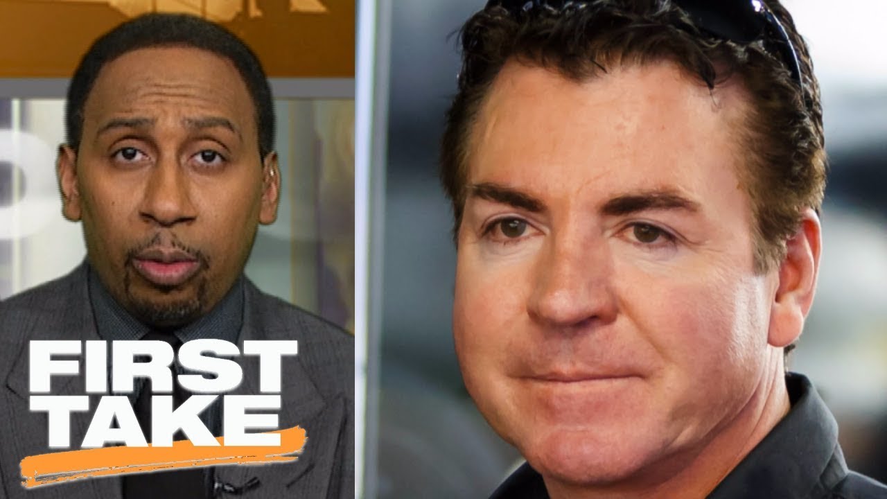 Stephen A. Smith thinks Papa John's CEO's NFL protest apology is 'bogus' | First Take | ESPN