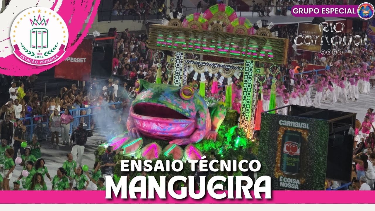 MANGUEIRA 2026 | ENSAIO TÉCNICO COMPLETO NA SAPUCAÍ (SETOR 7) | VISÃO DA ARQUIBANCADA