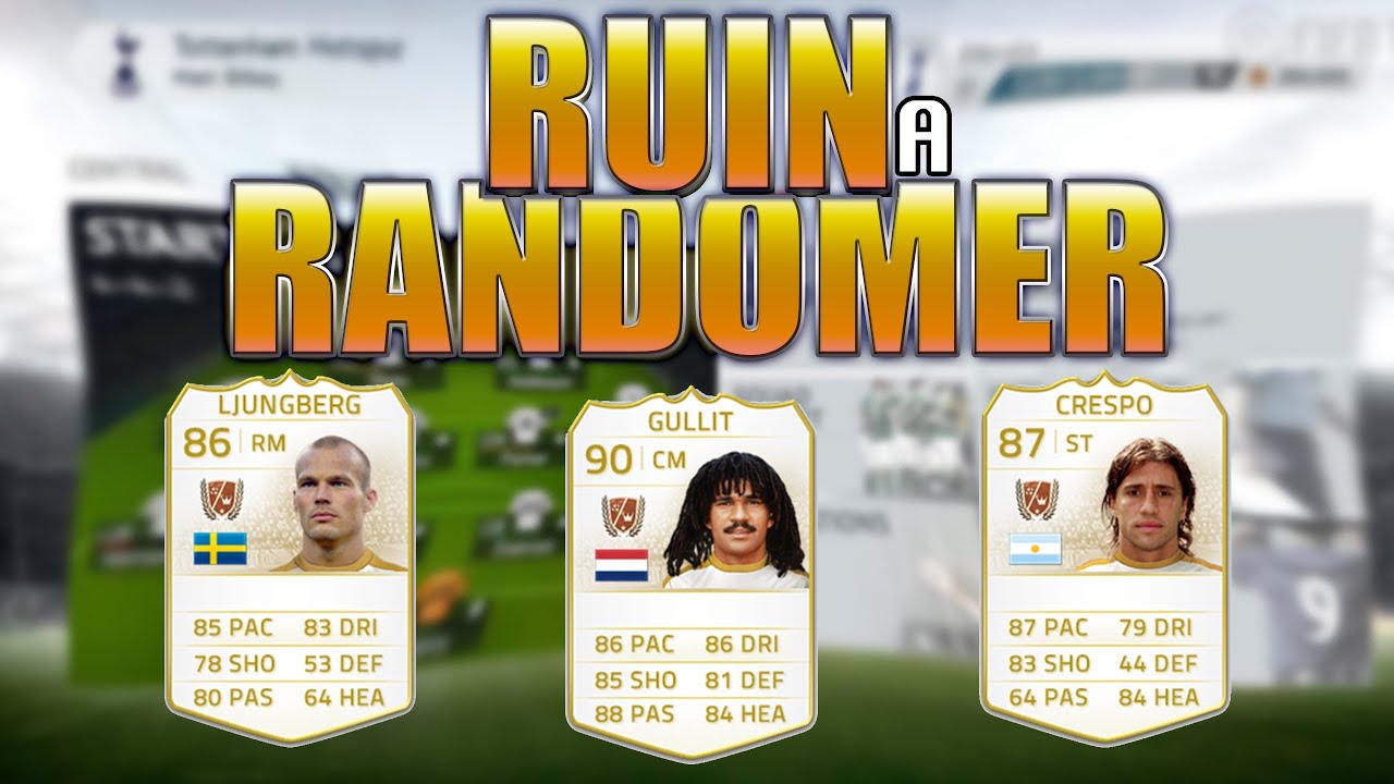 The best thing I'll ever do?! - Ruin a Randomer - Let's talk - FIFA 14 Ultimate Team Gameplay