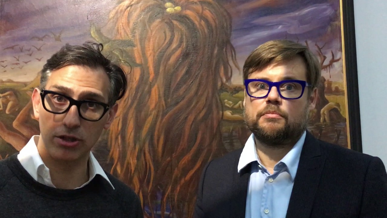Sam Bardaouil  and Till Fellrath speaking about Surrealism in Egypt