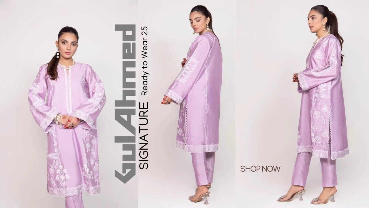 Gul Ahmed Ready to Wear collection 2025 | Signature | Pakistani Clothing uk