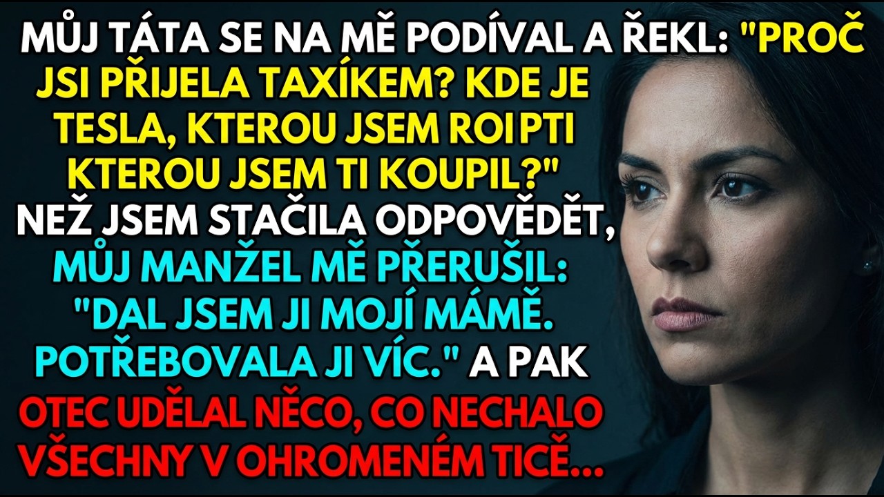 Dal mou Teslu své mámě. Když to táta zjistil, udělal něco šokujícího.